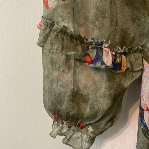 Gorgeous Luxxel Maxi Dress with side cut outs. Sz S. Like new. - Picture 5 of 12